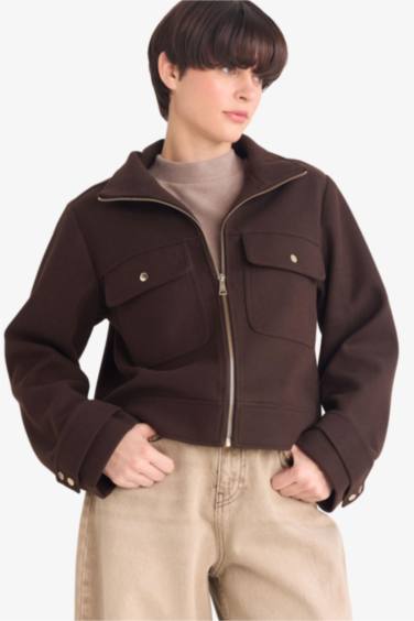 Manteau en laine Coupe régulière