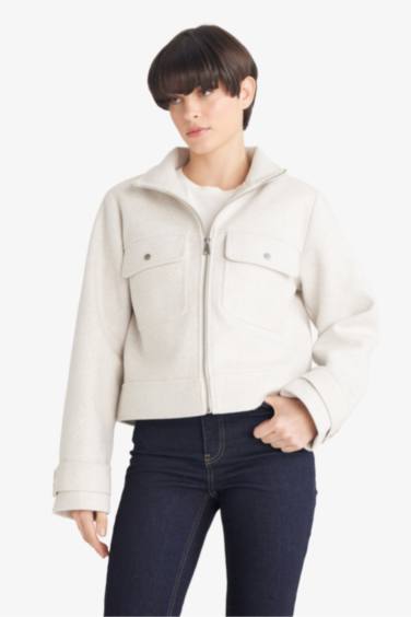 Regular Fit драп пальто