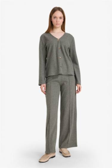 جاكيت تريكو بيكيه قصة عادية بياخة V