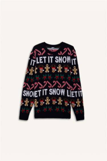 Pull de Noël en tricot