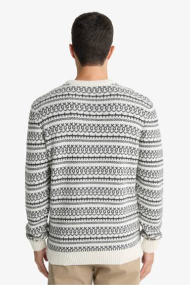 Standart Fıt Triko Kazak - Görsel 6