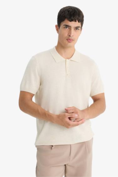 Standard Fit Short Sleeve Polo T-Shirt