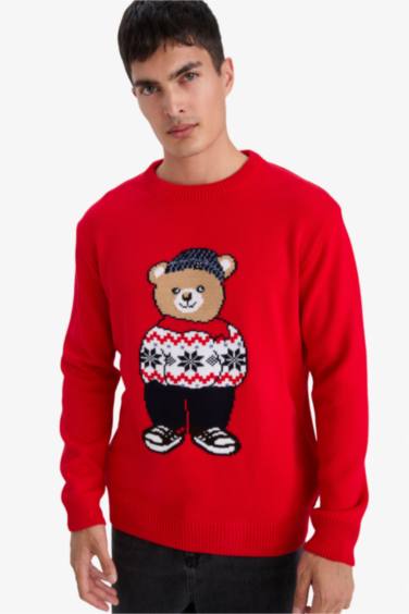 بلوز تريكو بطبعة كريسماس