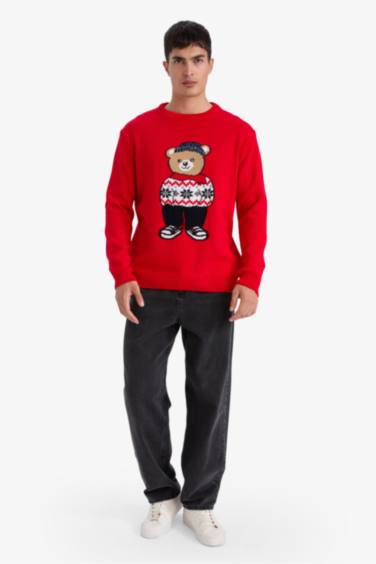 بلوز تريكو بطبعة كريسماس