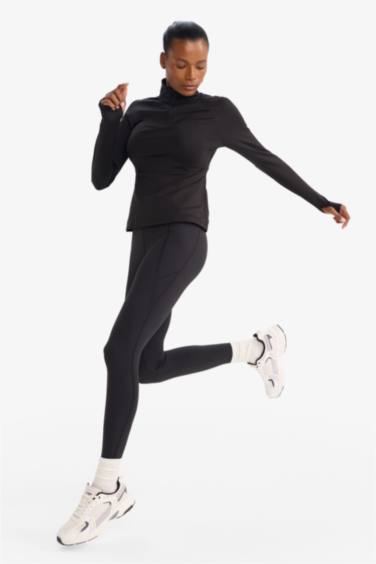 Спортивные легинсы с поддержкой талии