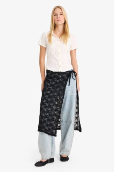 Coool Normal Bel Dantel Bağlamalı Pareo