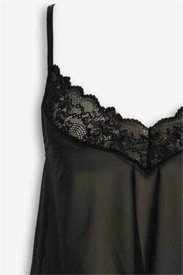 Regular Fıt Tül Üst - Görsel 7