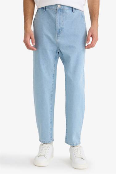 سروال جينز وايد ليج