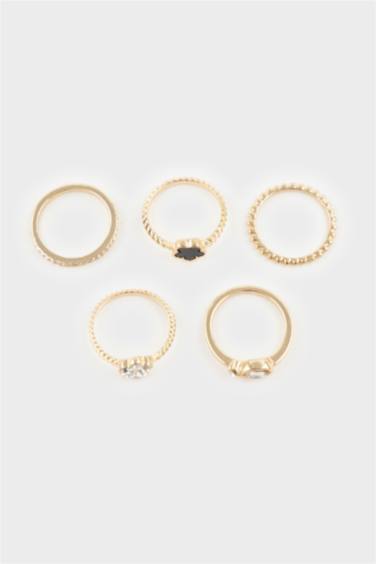 Kadın Gold 5'li Yüzük