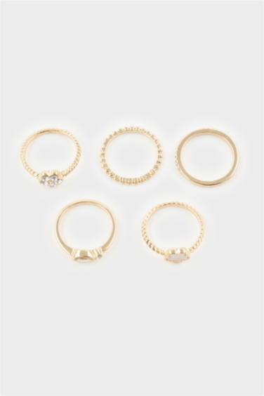 Kadın Gold 5'li Yüzük