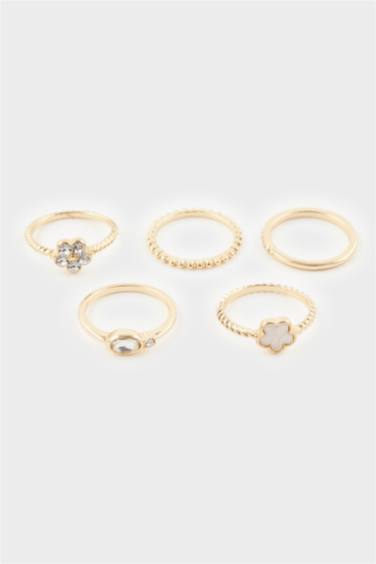 Kadın Gold 5'li Yüzük
