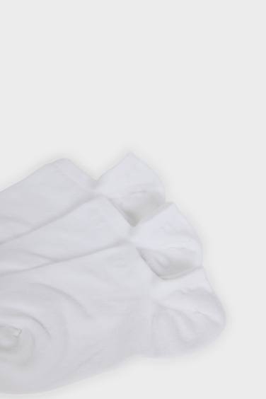 Kadın 3'lü Pamuklu Sneaker Çorap