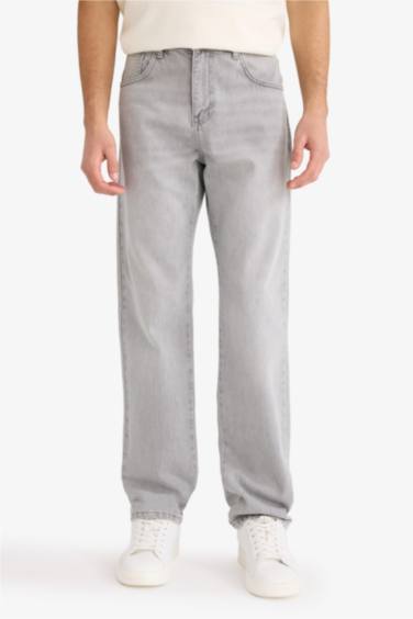 Straight Fit Regular Hem Trousers