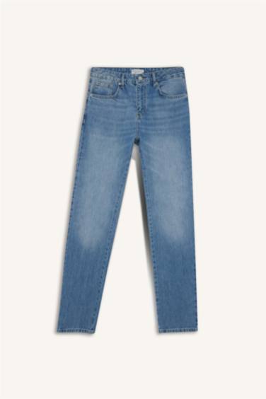 Straight Fit Regular Hem Trousers