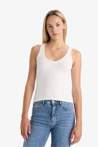 Slim Fit Camisole V-Neck Tank Top