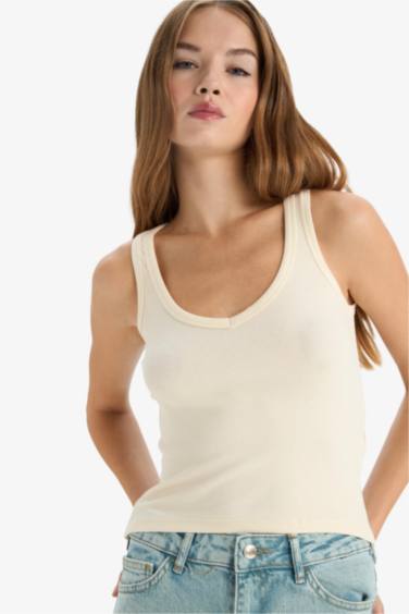 Slim Fit Camisole V-Neck Tank Top