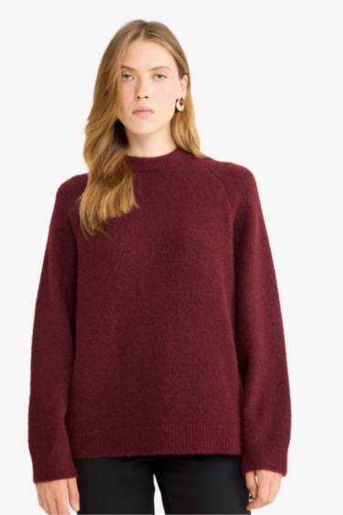 Regular Fit Crew Neck Knit pullover