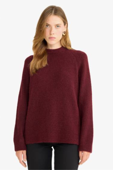 Regular Fit Crew Neck Knit pullover