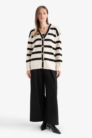 Wide Leg Krep Pantolon