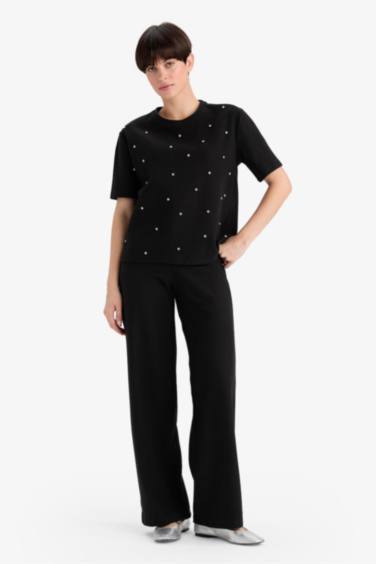 Straight Fit Trousers