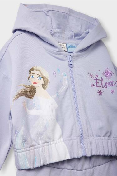 Baby Girl Frozen Hooded Sweatshirt Sweatpants 2 Piece Set