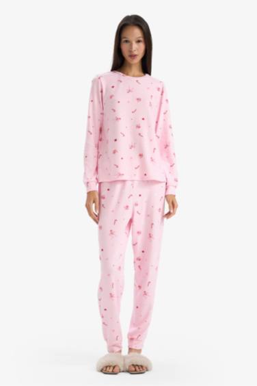 Regular Fit 2 piece Printed Pyjama Set