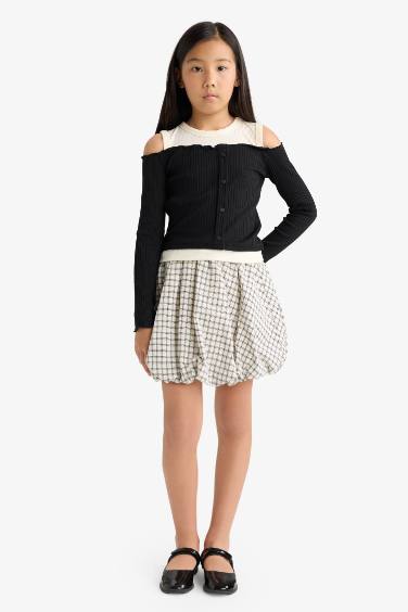 Girl Woven Regular Fit Skirt