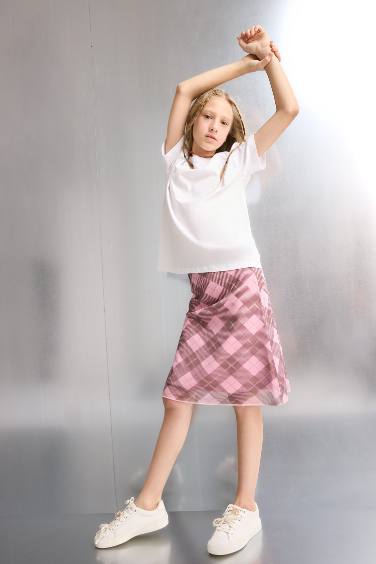 Girl Regular Fit Knitted Skirt