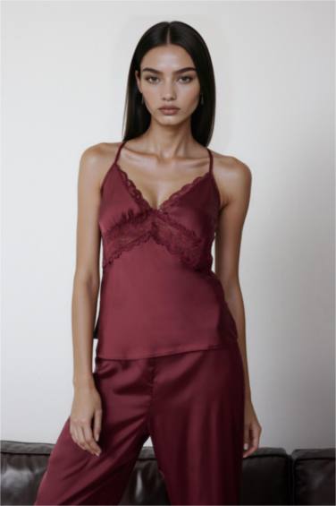 Regular Fit Strappy Woven Tops