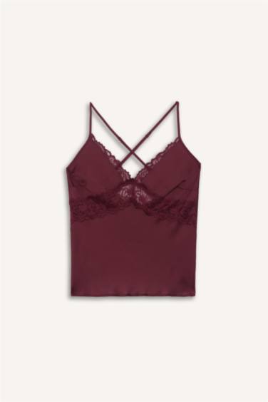 Regular Fit Strappy Woven Tops