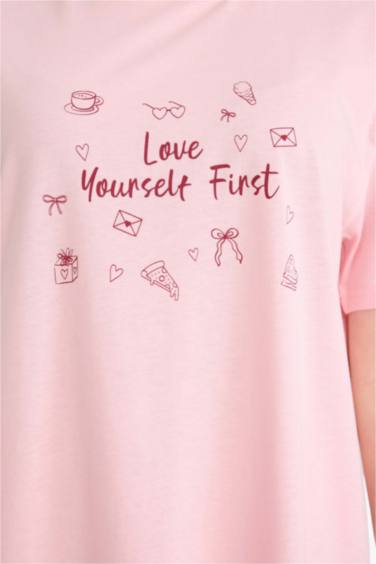 Regular Fit Baskılı Gecelik