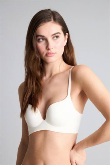 Kaplı Pedli Tişört Bra - Görsel 3