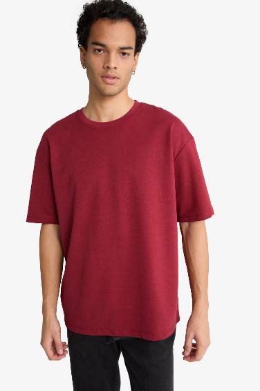 Oversize Fit Crew Neck Short Sleeve T-Shirt