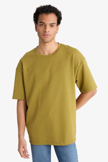 Oversize Fit Crew Neck Short Sleeve T-Shirt