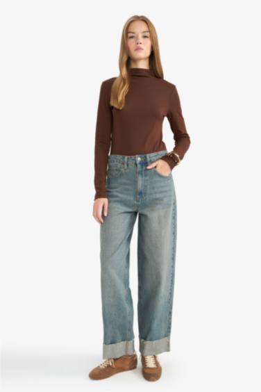 Half Turtleneck Bodysuit