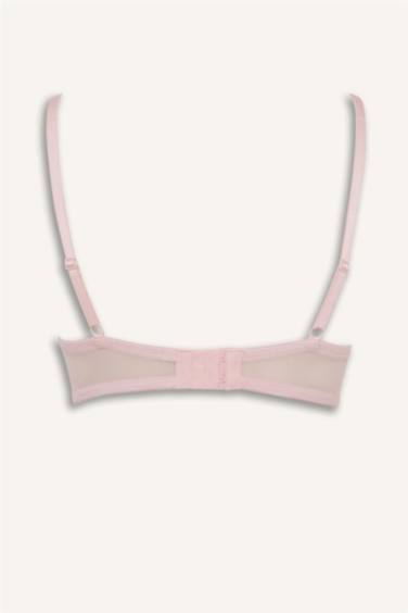 Fall in Love с вышивкой с кружевом с кружевом с чашечками с пуш-апом С косточками Бюстгалтер