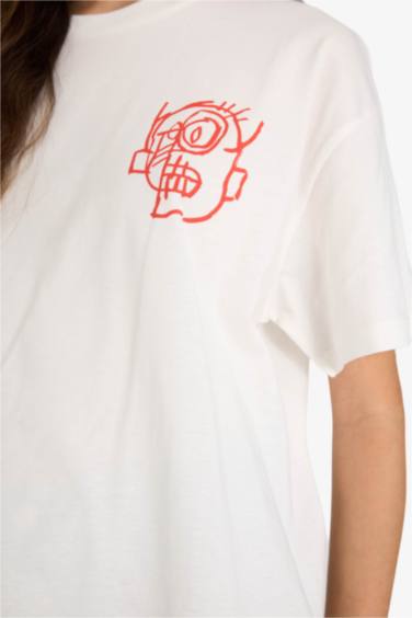 Футболка Jean Michel Basquiat Oversize с принтом