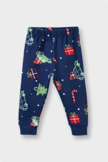 Baby Boy Christmas Printed Thin Fabric 2 Piece Set