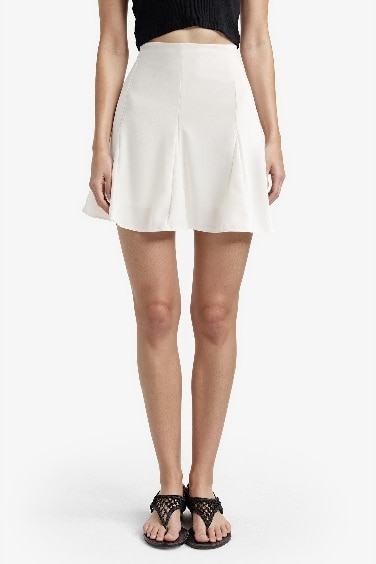 Coool A Kesim Normal Bel Penye Astar Krep Mini Etek