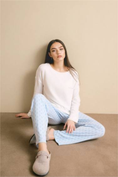 سيت قصة عادية ردن طويل - قطعتين