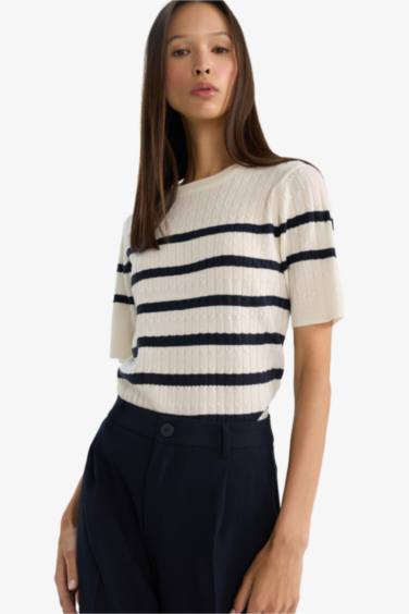 Свитер с круглым вырезом Regular Fit