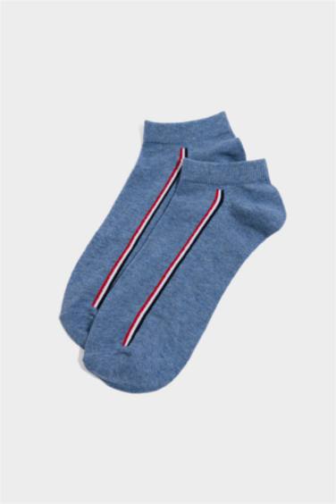 7'li Pamuklu Patik Çorap - Görsel 3