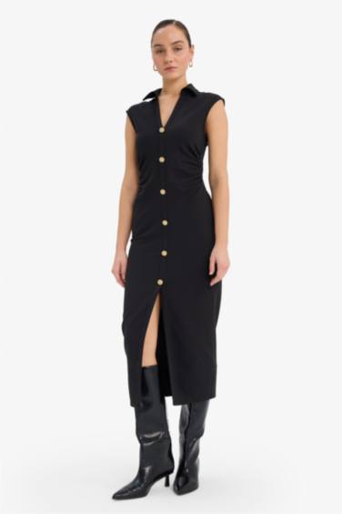 Платье поло с коротким рукавом Fitted