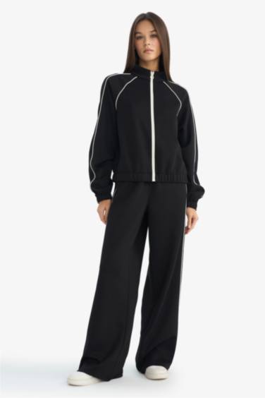 Loose Fit жартылай тік жағалы кардиган