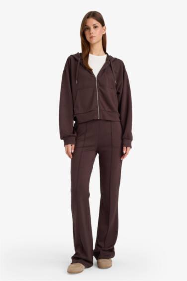 Loose Fit капюшоны бар модал кардиган