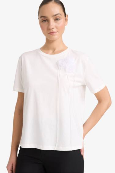 Трикотажная футболка Regular Fit с 3D эффектом