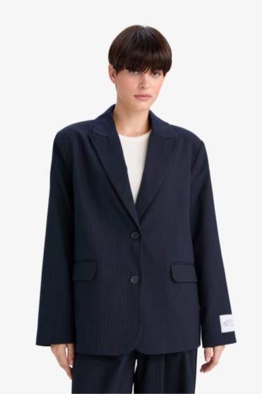 Regular Fit Jacket Collar Blazer