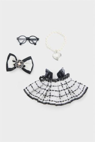 Kadın Fiyonk Detaylı Giydirilebilir Anahtarlık Kostümü