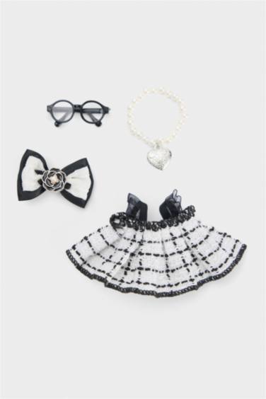 Kadın Fiyonk Detaylı Giydirilebilir Anahtarlık Kostümü