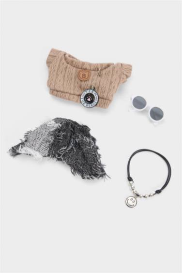 Kadın Kolye Detaylı Giydirilebilir Anahtarlık Kostümü